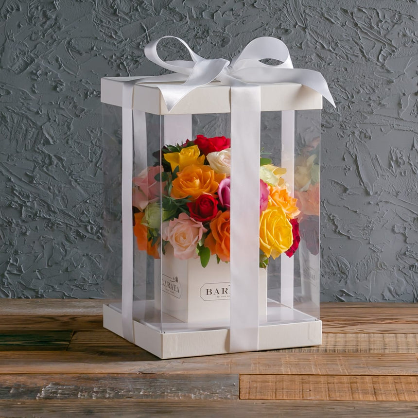 CLEAR BOX FLOWER