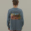 LS TEE | "Life is a Rose, beware of the thorns." ［Blue Jean］