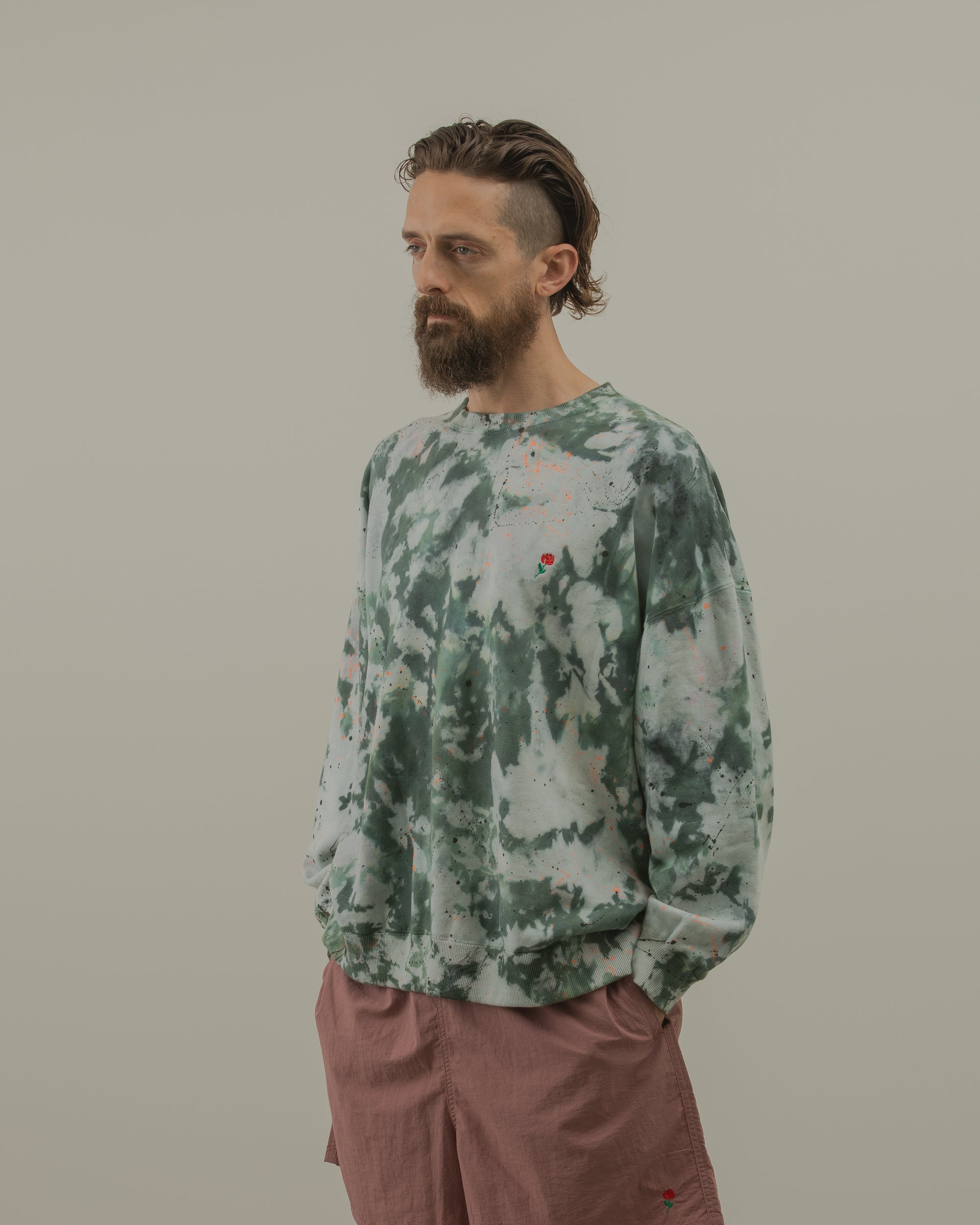 HANDMADE-DYE SWEATSHIRT