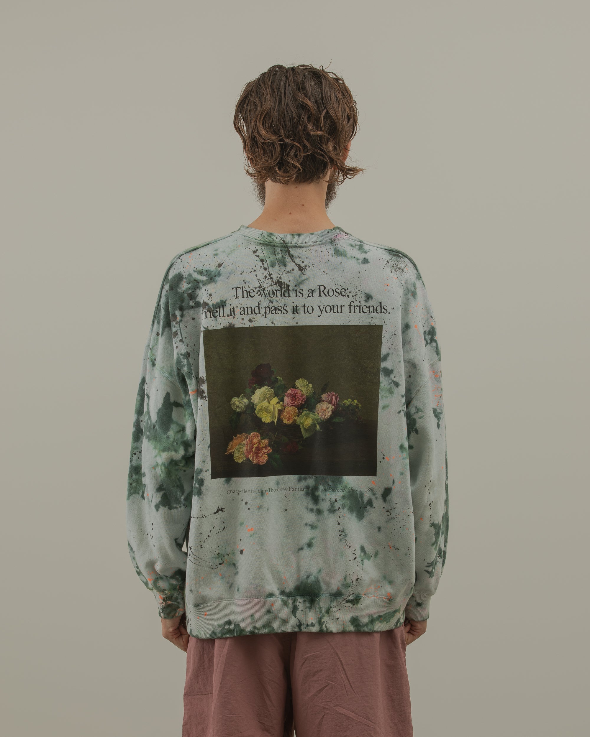 HANDMADE-DYE SWEATSHIRT