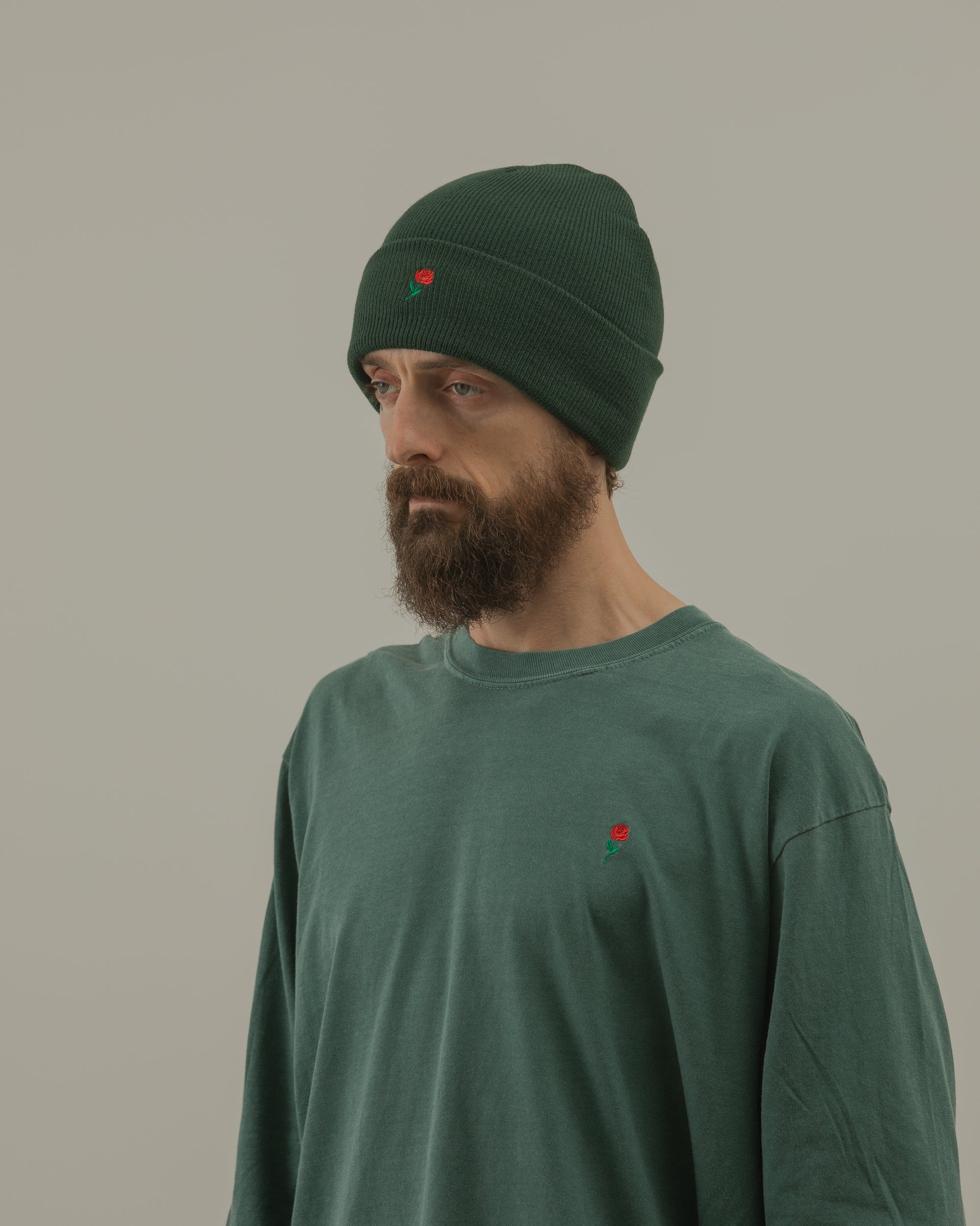 BEANIE CAP ［Dark Green］