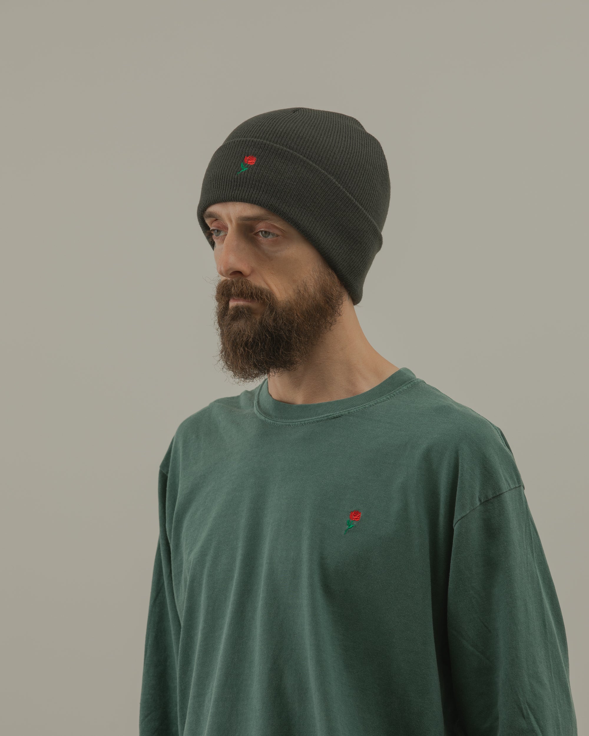 BEANIE CAP ［Charcoal］