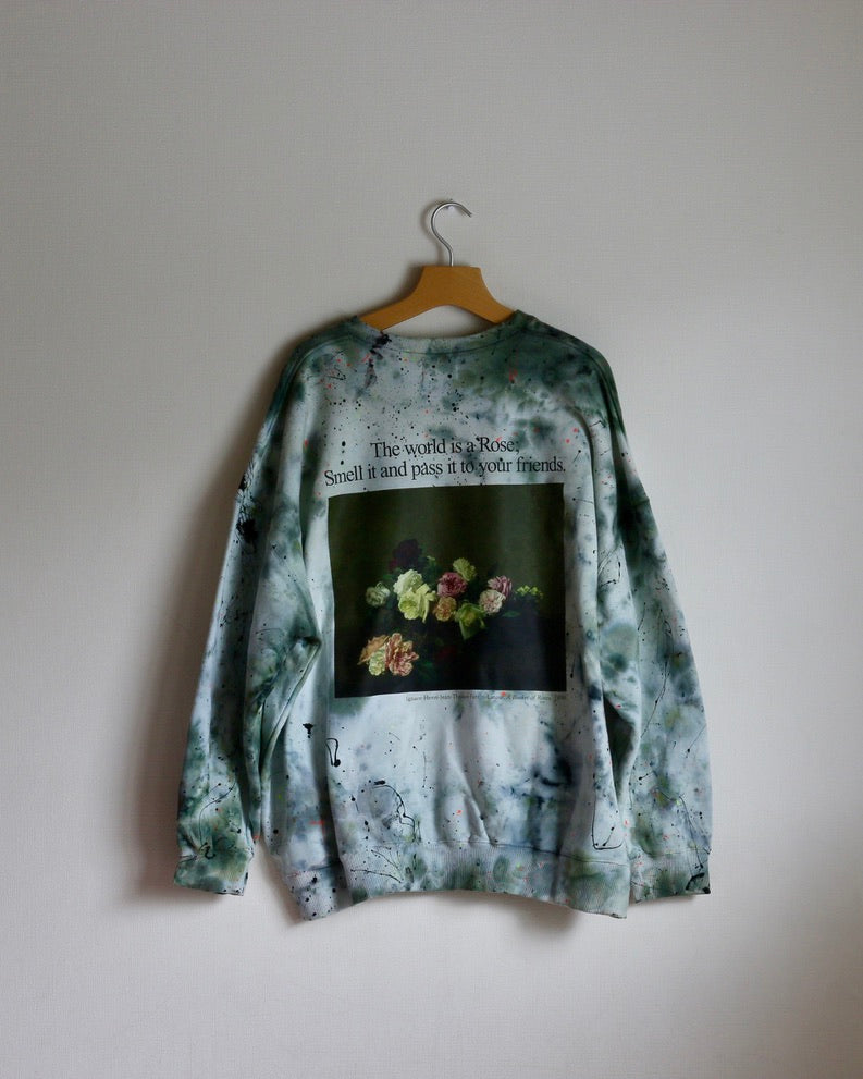 HANDMADE-DYE SWEATSHIRT