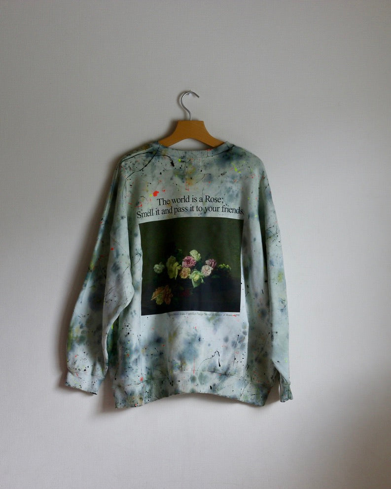 HANDMADE-DYE SWEATSHIRT