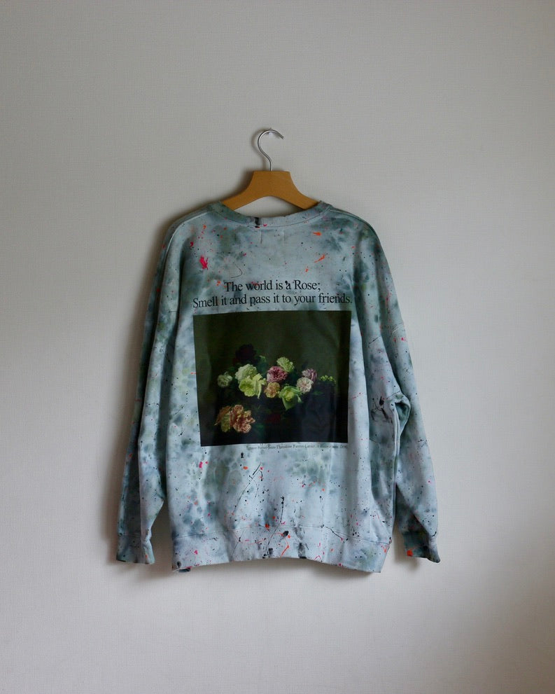 HANDMADE-DYE SWEATSHIRT