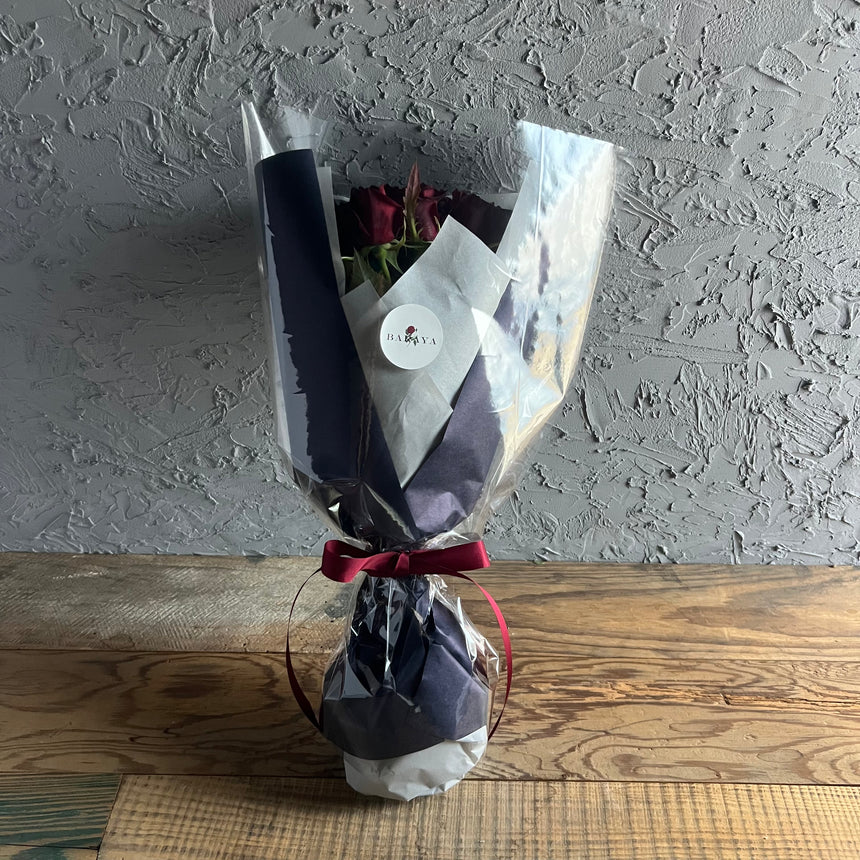 オーダー花束 ブラックバッカラ11本　30日AM着